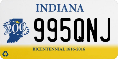 IN license plate 995QNJ