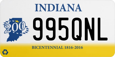 IN license plate 995QNL