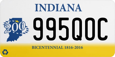 IN license plate 995QOC