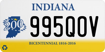 IN license plate 995QOV