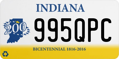 IN license plate 995QPC