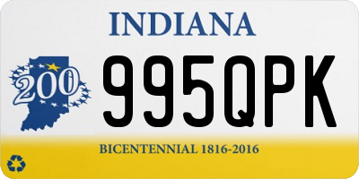 IN license plate 995QPK