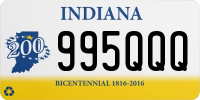 IN license plate 995QQQ