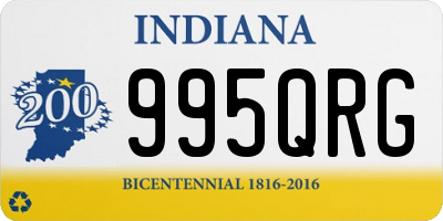 IN license plate 995QRG