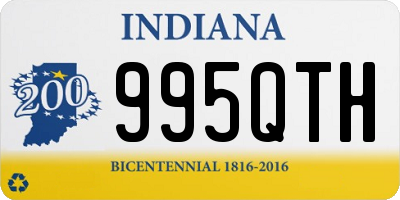 IN license plate 995QTH