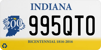 IN license plate 995QTO