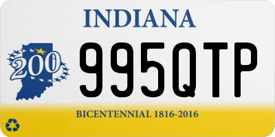 IN license plate 995QTP