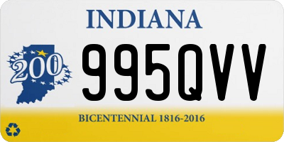 IN license plate 995QVV