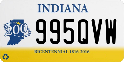 IN license plate 995QVW