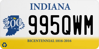 IN license plate 995QWM