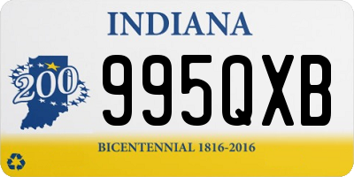 IN license plate 995QXB