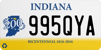 IN license plate 995QYA