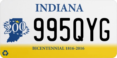 IN license plate 995QYG