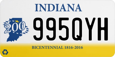 IN license plate 995QYH