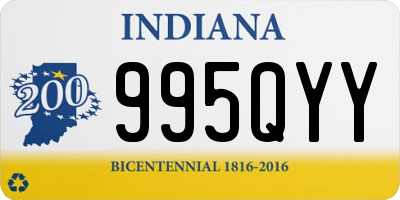 IN license plate 995QYY