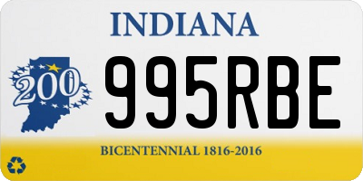 IN license plate 995RBE