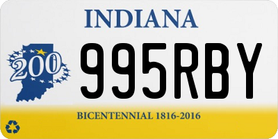 IN license plate 995RBY