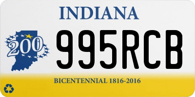 IN license plate 995RCB