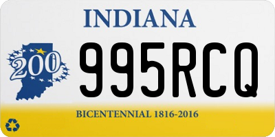 IN license plate 995RCQ