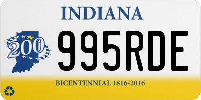 IN license plate 995RDE