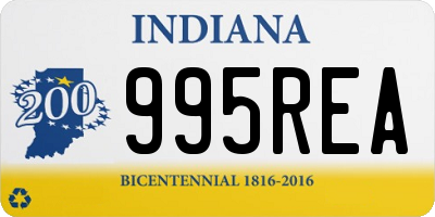 IN license plate 995REA