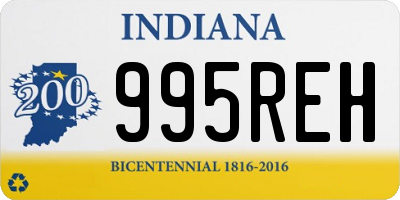 IN license plate 995REH