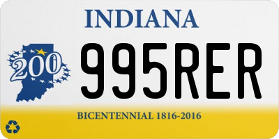 IN license plate 995RER