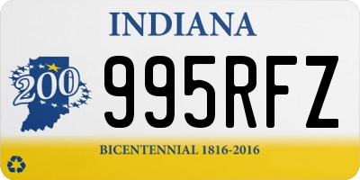 IN license plate 995RFZ