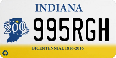IN license plate 995RGH