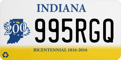 IN license plate 995RGQ