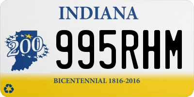 IN license plate 995RHM