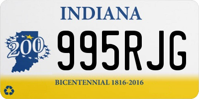 IN license plate 995RJG