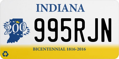 IN license plate 995RJN