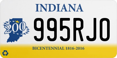 IN license plate 995RJO