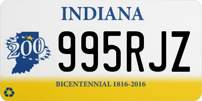 IN license plate 995RJZ