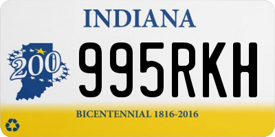 IN license plate 995RKH