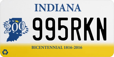 IN license plate 995RKN