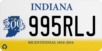 IN license plate 995RLJ