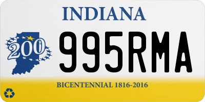 IN license plate 995RMA