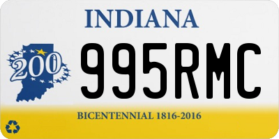 IN license plate 995RMC