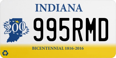 IN license plate 995RMD