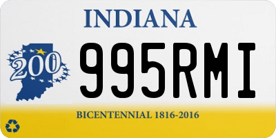 IN license plate 995RMI