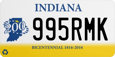 IN license plate 995RMK