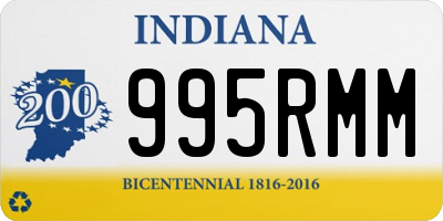 IN license plate 995RMM