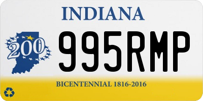 IN license plate 995RMP