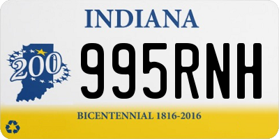 IN license plate 995RNH