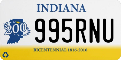 IN license plate 995RNU