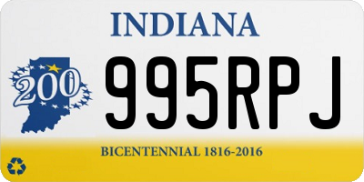 IN license plate 995RPJ