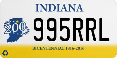 IN license plate 995RRL