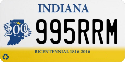 IN license plate 995RRM